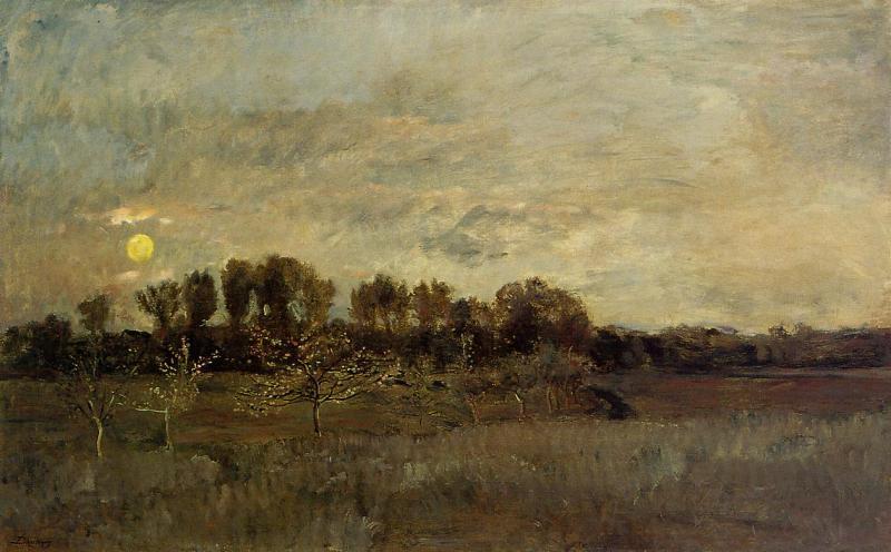 Charles-Francois Daubigny Orchard at Sunset China oil painting art